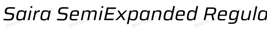 Saira SemiExpanded Regular字体转换 Saira SemiExpanded Regular字体转换